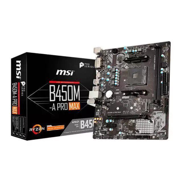 【中古】Ryzen7 3700X + MSI B450M PRO-M2 MAX Placa Mãe MSI B450M Pro-M2 Max, AMD AM4, m-ATX, DDR4 | KaBuM!